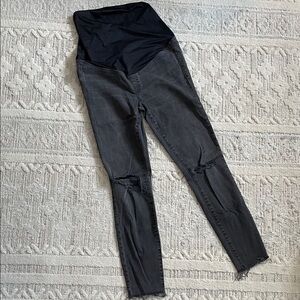 Madewell Black Maternity Jeans